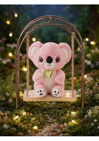 Peluş Koala 35 Cm Pembe