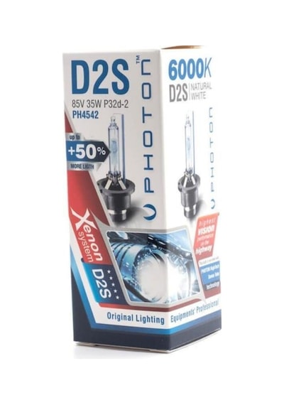 D2s 6000k +%50 Fazla Işık Xenon Far Ampulü Ph4542