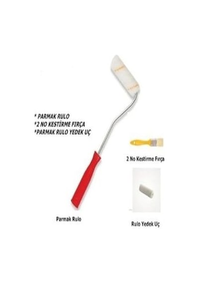 Yağlı Boya Rulo + 2 No Kestirme Fırça + Rulo Yedek Uç