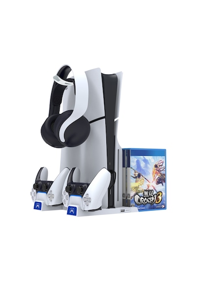 Cbtx Ps5 / Ps5 Slım Şarşıtı Dock İçin İpega Pg-p5s009 Oyun Disk Kulaklık Depolama