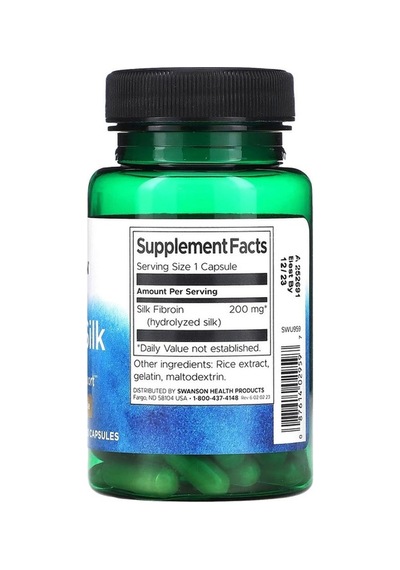 Swanson Neurosilk 200 Mg 60 Kapsül