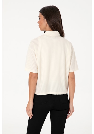 U.s. Polo Assn. Kadın Krem Gömlek Örme 50299843-vr071 Krem