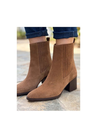 37brandshoes Süet Bot Bej Bej