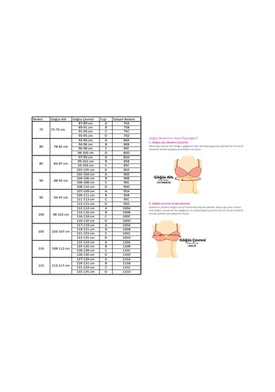 Erdem Kadın Penye Body Sütyen 2475 - 2 Adet 001