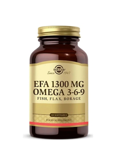 Solgar Efa 1300 Mg Omega 3-6-9 60 Softgel