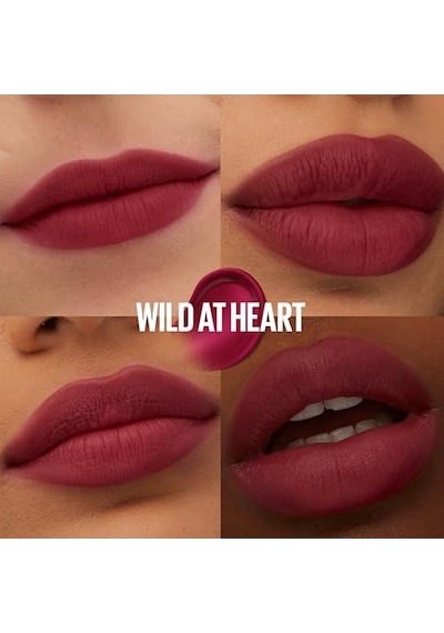 Maybelline New York Super Stay Teddy Tint Ruj 50 Wild At Heart Dudak Kalemi, Teddy Yumuşak Mat Bir Yüzey İle 12 Saate Kadar Dayanır 00