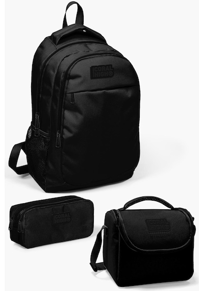 Coral High Kids Siyah 3 Lü Okul Çanta Seti Set0114398