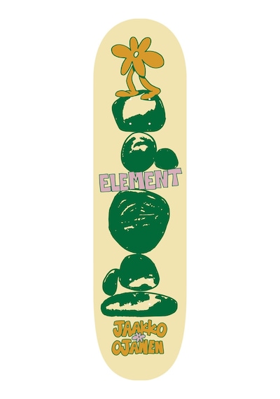 Element Element Free Jaakko Ojanen Unisex Skateboard Deck Ast Çok Renkli