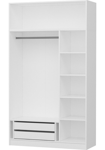 Kale 3 Kapaklı Zincir Dolap-yüklük - Beyaz 235cm