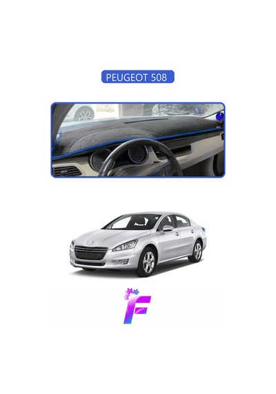 Peugeot 508 2010-2018 Uyumlu Torpido Örtüsü Yansıma Önleyici Tam Koruma Kolay Montaj H95 Torpido Halısı