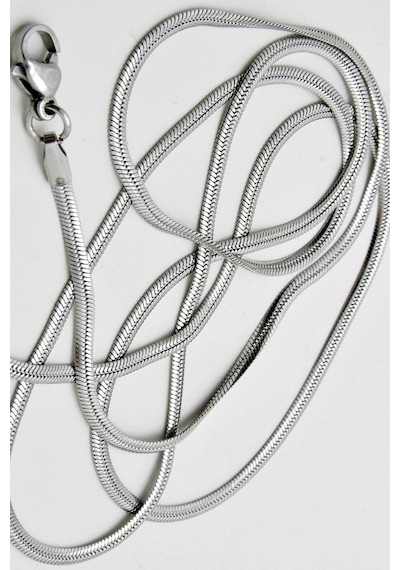 Yassı Model Snake Yılan Kolye Erkek Çelik Kolye Zincir Eck03 (374690265) Beyaz