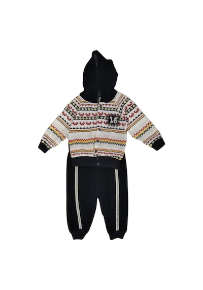 Baby Erkek Bebek Alt Üst Takım Lacivert Kilim Desenli 100 Lacivert