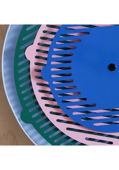 Ikea Tesammans Duvar Saati 21 X 5 Cm Lacivert - Yeşil - Pembe