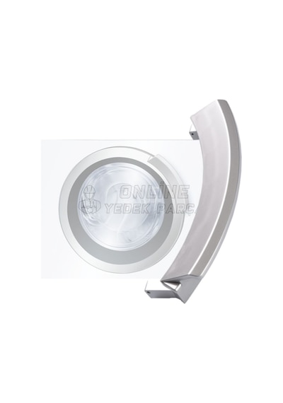 Bosch Uyumlu Logixx Çamaşır Makinesi Kapak Mandalı Gri - 394804567