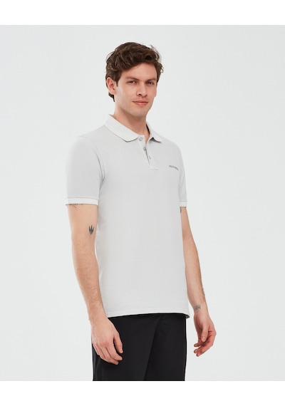 Skechers Organic Coll. M Short Sleeve Polo Shirt Erkek Gri Polo Yaka Tshirt S241165-035 Skechers Organic Coll. M Short Sleeve Polo Shirt Erkek Gri Polo Yaka Tshirt S241165-035