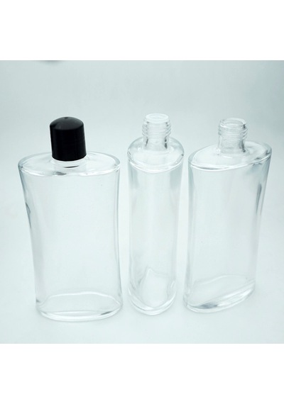 Kolonya Şişesi 250 Ml 3 Adet Şeffaf Boş Oval Şişe