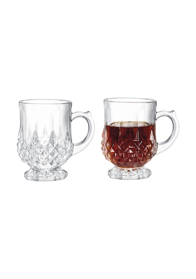 Madame Coco Miquel 4'Lü Çay Fincanı 115 ML Şeffaf