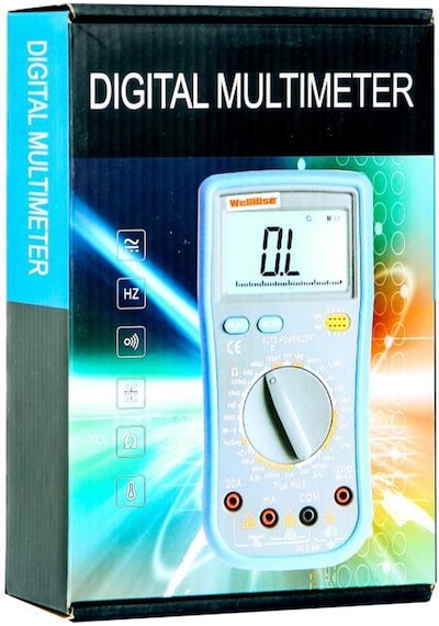Wellhise Wh 890d + Ncv Işıklı Dijital Multimetre Ölçü Aleti