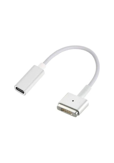 Type C Dişi To Magsafe 2 T Tip 60w Apple Uyumlu MacBook Pro Air Çevirici Kablo 25cm