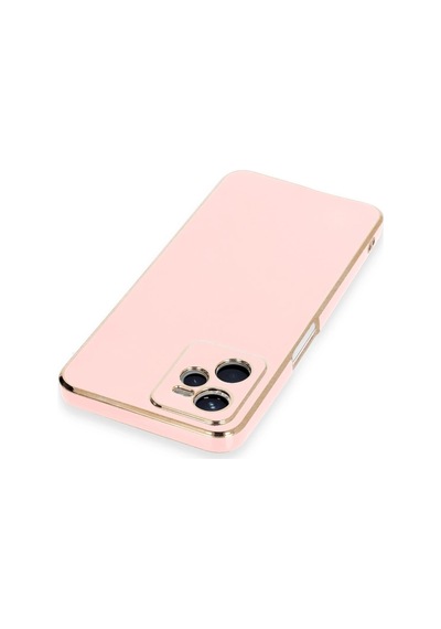 Gld-spt- Newface Realme C35 Kılıf Volet Silikon - Pembe