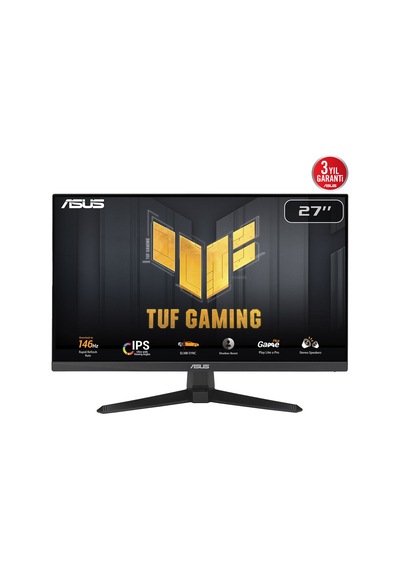 Asus Tuf Gamıng Vg279qe5a 27&quot 1ms, 146hz, Full Hd, Dp, Hdmı, Hoparlör, Fast Ips Led, Düşük Mavi Işık, Freesync Premium, Gamıng Monitör