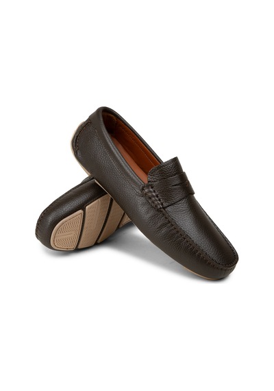 Deery Erkek Hakiki Deri Haki Penny Loafer - E0920mhakc01