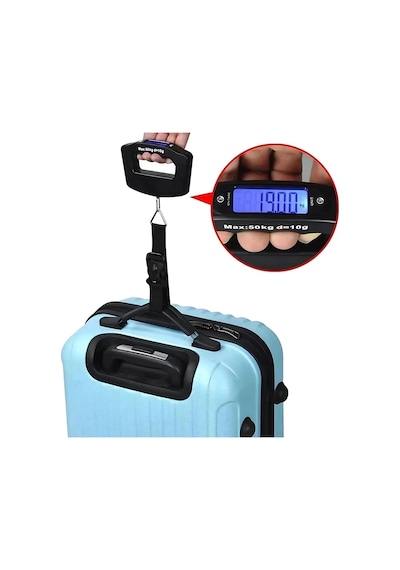 Fithome Ty-s11 Dijital Işıklı Elektronik Askılı El Bagaj Tartısı Bavul Kantarı 50kg