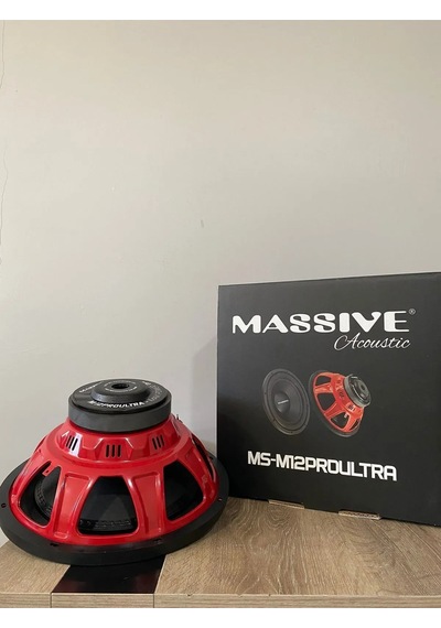 Massive Ms-m12proultra Özel Seri 30cm Subwoofer Bass1500w 400rms