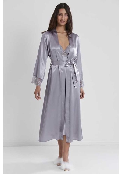 Pierre Cardin Royal Uzun Saten Sabahlık Gecelik Set 4370 001