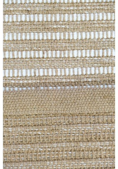Dolce Vita Halı Cross 695 White Jüt Halı Bej