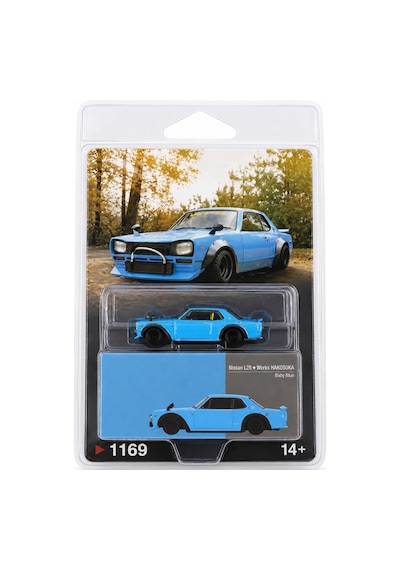 1/64 Model Araç Lbworks Hakosuka Baby Blue - Blister Paket