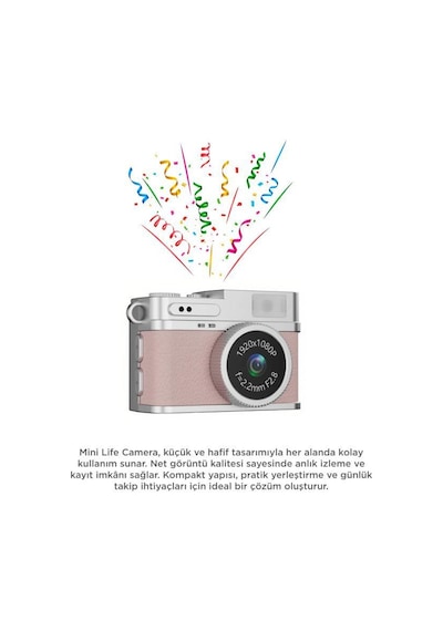 Torima CMR35 Mini Anahtarlık 1080P Dijital Fotoğraf Video Kamera