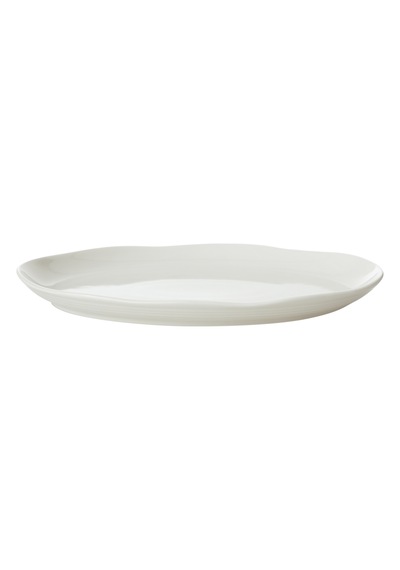 Mudo Home Aspendos Kayık Tabak 27cm Beyaz