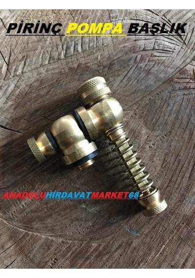 Pirinç Badana Pompası Yaylı Başlık Uç Marpucu Badana Pompa Başlık