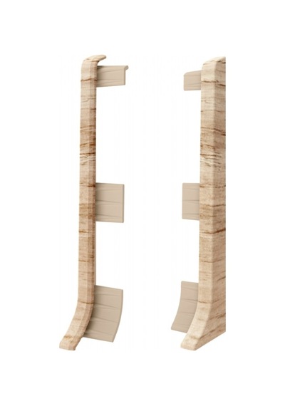 Linela Pvc Süpürgelik Melbourne Meşe - Lnl405 Bitiş Kapağı Aksesuarı 1 Paket - 2 Adet