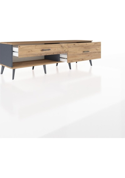 Hyperion Tv Ünitesi 2 Çekmeceli 176x44x51 Antrasit-çam/çam Atlas Çam/atlas Çam Hyperion Tv Ünitesi 2 Çekmeceli 176x44x51 Antrasit-çam/çam Atlas Çam/atlas Çam