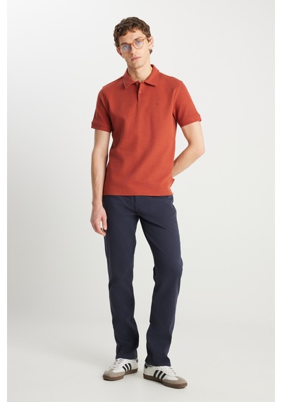 Wrangler Erkek Polo Yaka T Shirt W2510720 222 Kiremit KIREMIT
