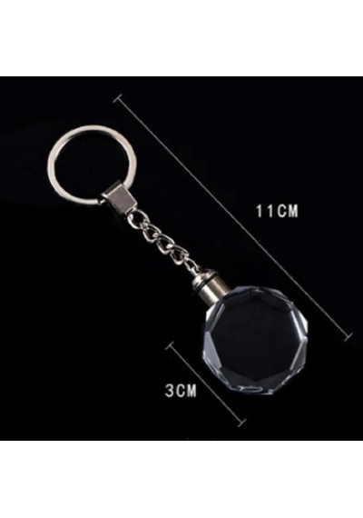 Mini Cooper Işıklı Anahtarlık 7 Renk Şık Oto Car Keychain Led Oto Anahtarlık Aksesuar