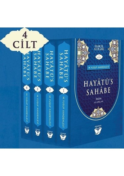 Hayatus Sahabe 4 Cilt Set - M. Yusuf Kandehlevi - Midi Boy