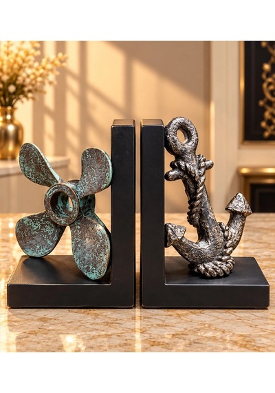 Polyester Dekoratif Kitap Tutucu Seti Alk6094