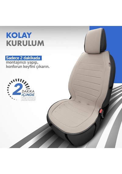 Active Line Series Koruyucu Oto Koltuk Minderi Bej