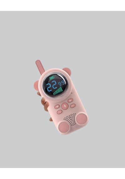 Mey İthalat Uzun Menzilli Bebek Telsizi Vox Modlu, Renkli Lcd Ekranlı