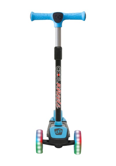 Cool Wheels Led Işıklı 3 Tekerlekli Yükseklik Ayarlı Twist Scooter Mavı