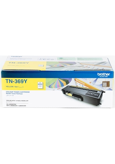 Brother Tn-369Y Sarı Toner (6000 Sayfa)