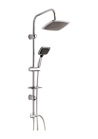 Tulip Tepe Duş Kare, Robot Tepe Duş Seti, Duş Başlığı Takımı, Krom, Cisa 46063 Krom