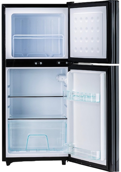 U-frigo 108 Lt 12-24v Marin/karavan Kompresörlü Buzdolabı Temperli Cam Kapak Limited Edition Siyah