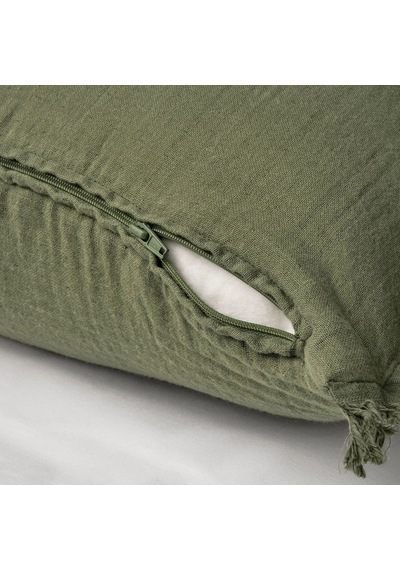 Ikea Vallkrassıng Yastık Kılıfı 50 X 50 Cm Koyu Yeşil
