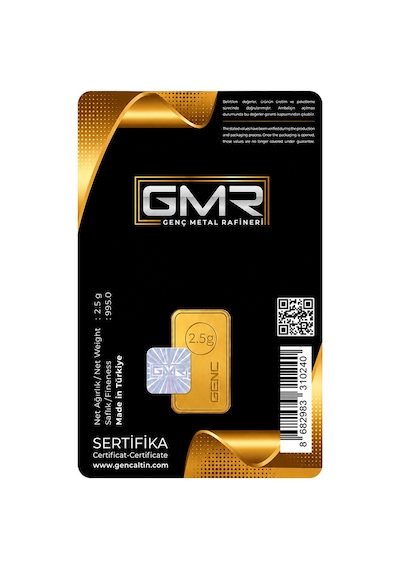 2.5 Gram Külçe Altın 24 Ayar