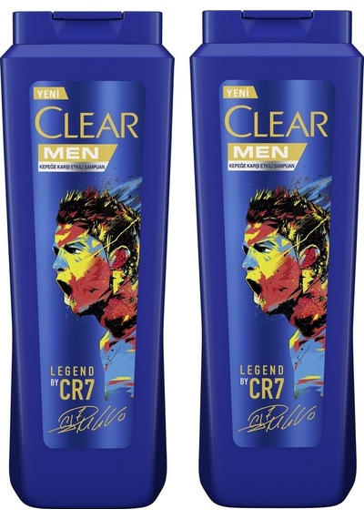 Clear Legend Ronaldo Kepeğe Karşı Etkili Şampuan 2 x 485 ML