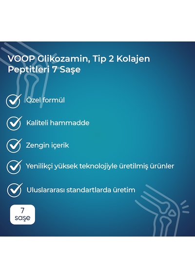Voop Collagen Tip 2 Glukozamin 7 Saşe